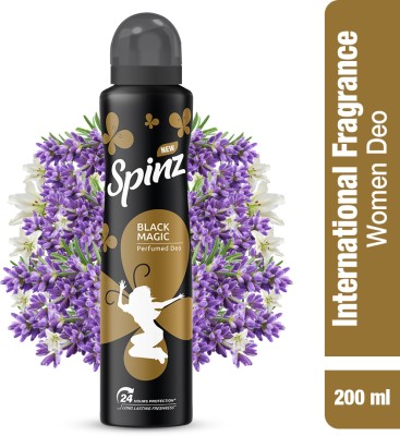 Spinz Black Magic Deo Body Spray  -  For Men & Women(200 ml)