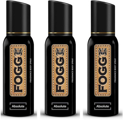FOGG New Perfume absolute 03 Body Spray  -  For Men(150 ml, Pack of 3)