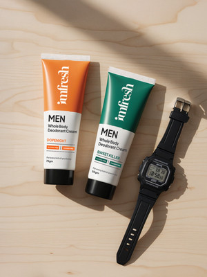 imfresh Men Cream (Sweet Killer) + (Dopenight) Deodorant Cream For Whole body Deodorant Cream  -  For Men(150 g, Pack of 2)