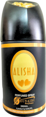 Hunaidi Alisha Deodorant: Long-Lasting Freshness & Confidence Body Spray  -  For Men & Women(250 ml)