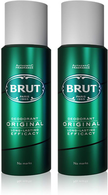 BRUT Original Deodorant Spray for Men Deodorant Spray - For Men(400 ml, Pack of 2)