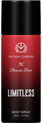 THE MAN COMPANY Limitless Body Spray – Long Lasting Deodorant Spray – For Men (150 ml)
