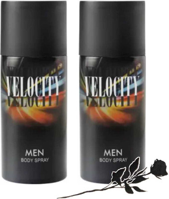Fabify Velocity Men Body Deo Spray | 125 ml Each | Pack of 2 | Deodorant Spray  -  For Men(250 ml, Pack of 2)