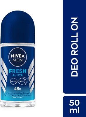 NIVEA Fresh_Active Deodorant Roll-on  -  For Men(50 ml)