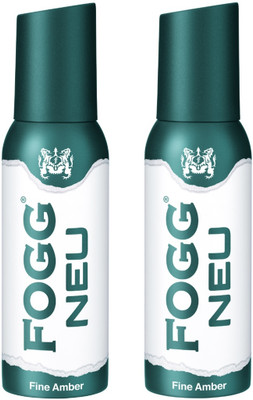 FOGG Neu Fine Amber Deodorant With Long Lasting with With Long Lasting Perfume Body Spray - For Men(240 ml, Pack of 2)