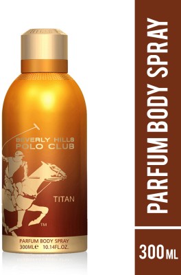 BEVERLY HILLS POLO CLUB Prestige Titan Deodorant Spray  -  For Men(300 ml)