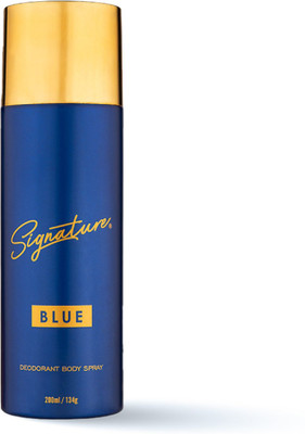 Signature Blue Long Lasting Fragrance Skin Friendly Daily Use Deodorant Body Spray  -  For Men & Women(200 ml)