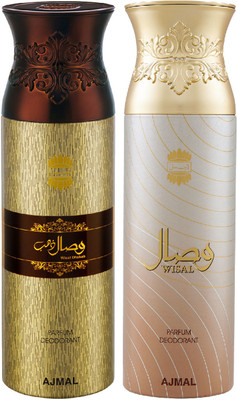Ajmal 200MLEachPackof2 Deodorant Spray  -  For Men & Women(200 ml, Pack of 2)