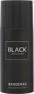 Banderas Black Seduction For Men 24H Deodorant Spray  -  For Men(150 ml)