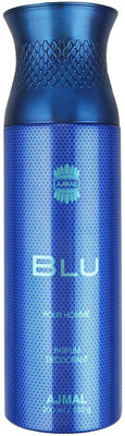 Ajmal Blu Homme Deodorant 200 ml Deodorant Spray  -  For Men(200 ml)