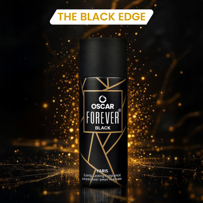 OSCAR Forever Paris Black with Long Lasting Body Deo Deodorant Spray  -  For Men & Women(150 ml)