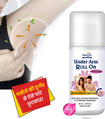 Ameliya Roll-On Deodorant ,Whitening Smooth Skin Roll On for Women & Men Deodorant Roll-on  -  For Men & Women(987 ml)