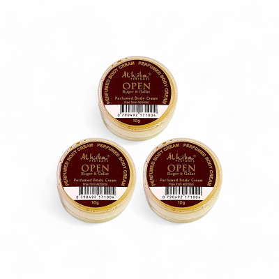 Al Hiba Open Roger & Gallet Perfumed Body Deodorant Cream  -  For Men & Women(10 g, Pack of 3)