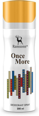 RAMSONS Once More Deodorant Spray  -  For Men & Women(200 ml)