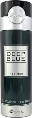 RASASI Deep Blue Deodorant Spray  -  For Men(200 ml)