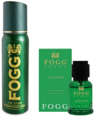 FOGG 120Ml & Sultan 30Ml Scent Fragance Body Spary (Pack Of 2) Body Spray  -  For Men & Women(150 ml, Pack of 2)