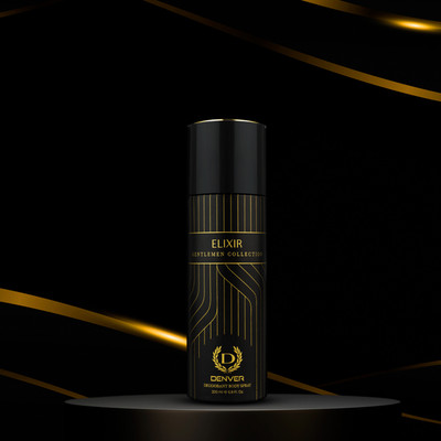 DENVER Gentlemen Collection Elixir Body Deodorant Spray  -  For Men(200 ml)