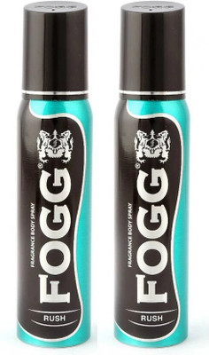 FOGG Rush Deodorant Spray  -  For Men & Women(240 ml, Pack of 2)