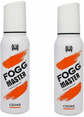 FOGG Master Cedar Deodorant 120ml-2Pcs Body Spray  -  For Men(240 ml, Pack of 2)