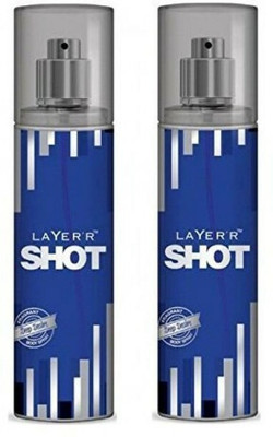LAYER'R Shot Fragrant Deep Desire Body Spray (135ml) (P... Deodorant Spray  -  For Men(270 ml, Pack of 2)