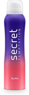Secret Temptation Bling Body Deodorant Spray for women | Long Lasting Fragrance Body Spray - For Women(150 ml)