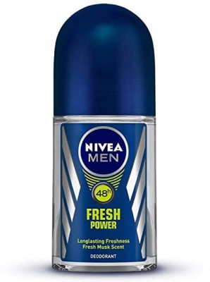 NIVEA Deodorant Roll On, Fresh Power for Men, 50ml Deodorant Roll-on – For Men  (50 ml)