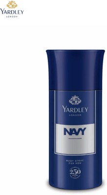 Yardley London NAVY Deodorant Long Lasting Fragrance Deodorant Spray  -  For Men(150 ml)