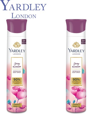 Yardley London SPRING BLOSSOM DEODORANT 150ML(S.K46) Body Spray  -  For Women(150 ml, Pack of 2)