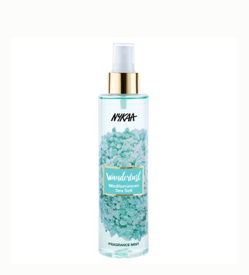 NYKAA Wanderlust Mediterranean Sea Salt Fragrance Mist 200ml Body Mist  -  For Men & Women(200 ml)