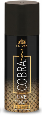 Vi john St. John Cobra Live Deodorant Spray  -  For Men & Women(150 ml)