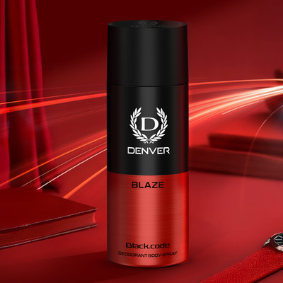 DENVER Black.Code Blaze Deodorant Spray  -  For Men(150 ml)