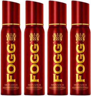 FOGG MONARCH long lasting perfume spray 120 ml pack of 4 Body Spray  -  For Men & Women(120 ml, Pack of 4)