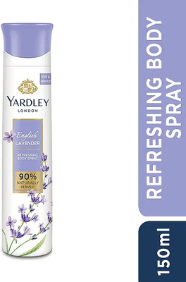Yardley London English Lavender Deo 150ml Body Spray  -  For Women(150 ml)