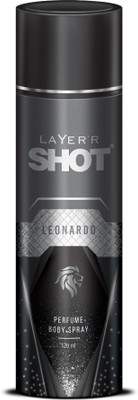 LAYER'R Shot - Leonardo Body Spray  -  For Men(120 ml)