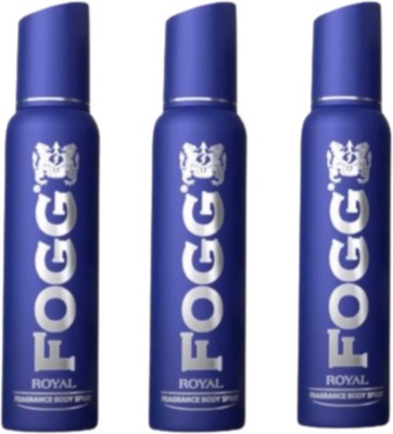 FOGG DEO 2PCS ROYAL 120ML,1PCS MARCO 120ML Body Spray  -  For Men & Women(360 ml, Pack of 3)