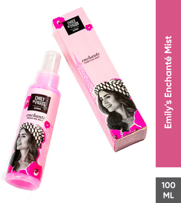 Cos-IQ Emily in Paris Enchante Fragrance Mist Long Lasting Fragrance |Floral Woody Musk Body Mist  -  For Women(100 ml)