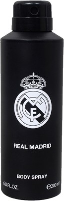 Real Madrid Black Body Spray  -  For Men(200 ml)