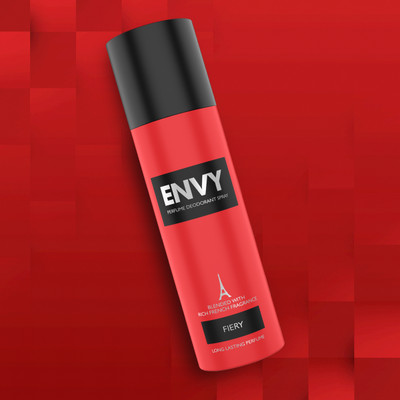 Envy Fiery Long-Lasting Perfume Deodorant Spray  -  For Men(140 ml)