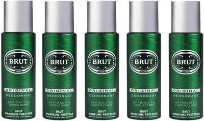 BRUT ORIGINAL PACK OF 5 TYUI Body Spray  -  For Men & Women(200 ml, Pack of 5)