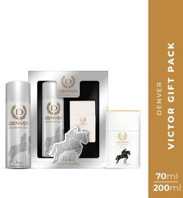 DENVER Sporting Club Victor Gift Set Deodorant Spray  -  For Men(270 ml, Pack of 2)