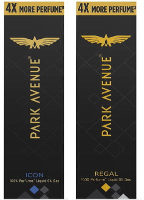 PARK AVENUE ICON & REGAL BODY SPRAY, 130ML, COMBO OF 2 Deodorant Spray  -  For Men(260 ml, Pack of 2)