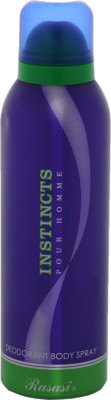 RASASI Instincts Deodorant Spray  -  For Men(200 ml)