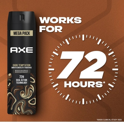 AXE Temptation Long Lasting For Men Body Spray - For Men Deodorant Spray  -  For Men & Women(215 ml)