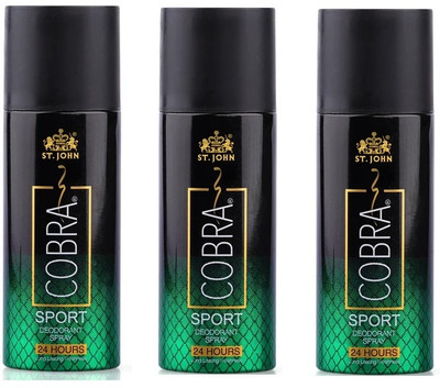 SFP Sport 150 ML Deodorant Spray  -  For Men & Women(450 ml, Pack of 3)