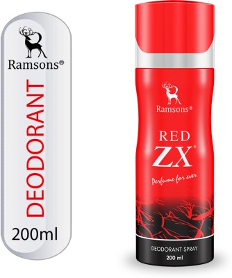 RAMSONS RED ZX Perfume for Ever Deodorant Spray  -  For Men & Women(200 ml)