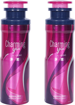 AROCHEM Charming You 2N X 200ml Deodorant Spray For Boys & Girls Deodorant Spray  -  For Men & Women(200 ml, Pack of 2)