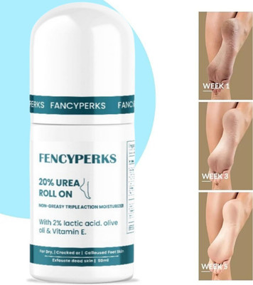 FANCYPERKS Cracked Heel Repair Foot Cream Roll On 50ml | For Dry & Cracked Heels Deodorant Roll-on  -  For Men & Women(50 ml)