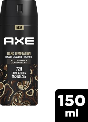 AXE Dark Temptation Men's Deodorant, 150ml, Long Lasting Deodorant for Men Deodorant Spray  -  For Men(150 ml)