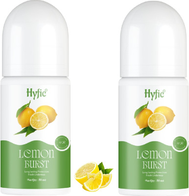 HYFIC Shine & Soft Roll On Combo||Alcohol & Aluminium Free Deodorant Deodorant Roll-on  -  For Men & Women(50 ml, Pack of 2)
