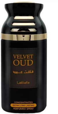 Lattafa VELVET OUD, 250 ml Deodorant for Unisex Deodorant Spray  -  For Men & Women(250 ml)